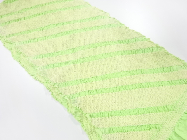 正絹　振袖用　絞り　帯揚げ